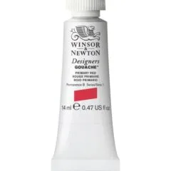W&N DESIGNERS GOUACHE 14ML TBE PRIMARY RED