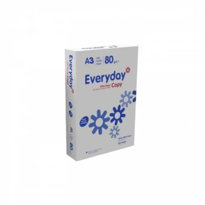 EVERYDAY WHITE OFFICE COPY PAPER A3 (297MM X 420MM) 80GSM - 500 SHEETS — image 1