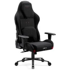 Diablo Chairs X.One Prime Black Gaming Chair - Fabric, 140 kg Load - 1678