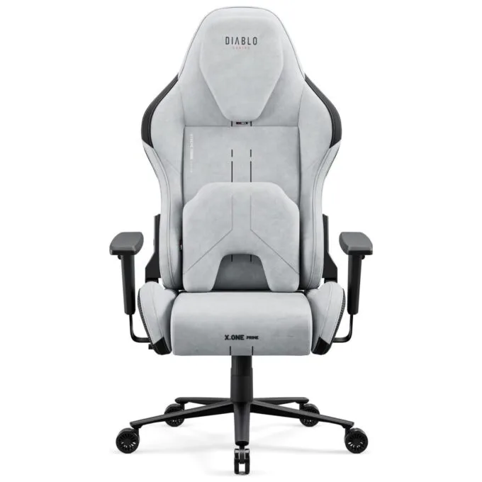 Diablo Chairs X.One Prime Grey Gaming Chair - 140 kg Capacity - 5904405578674 — image 2