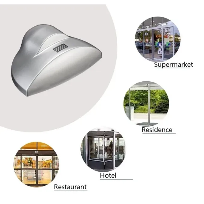 Zudsec Access Control Microwave Sensor Metal Suitable For Automatic Door,Electric Sliding Door,Automatic Swing-Push Arm — image 7