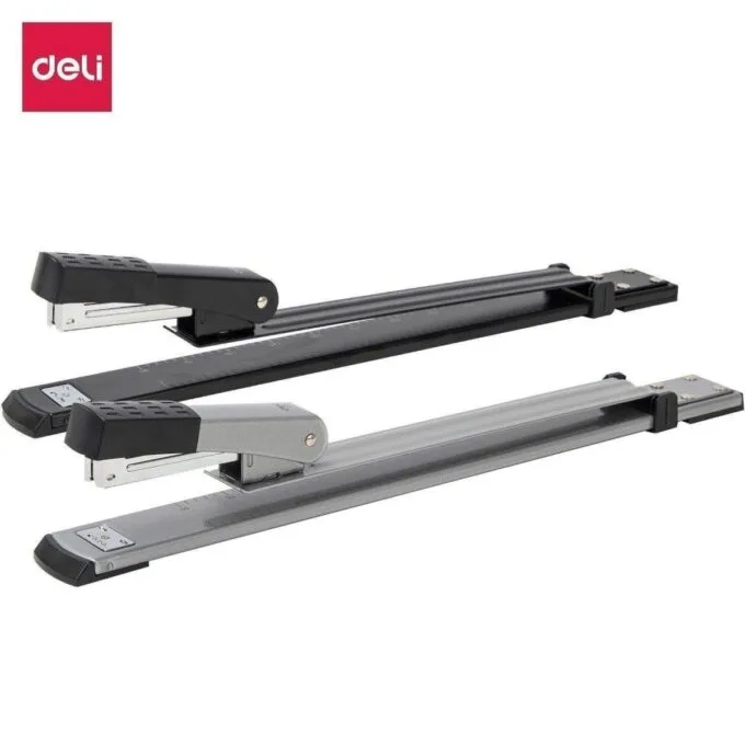 DELI LONG REACH METAL STAPLER 25 SHEETS — image 1