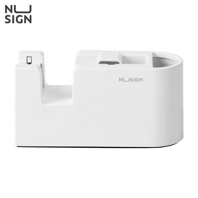DELI NUSIGN TAPE DISPENSER 135X53X65MM WHITE — image 1