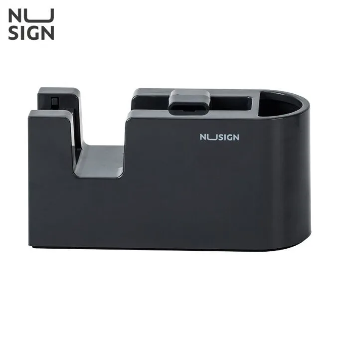 DELI NUSIGN TAPE DISPENSER 135X53X65MM DARK GREY — image 1