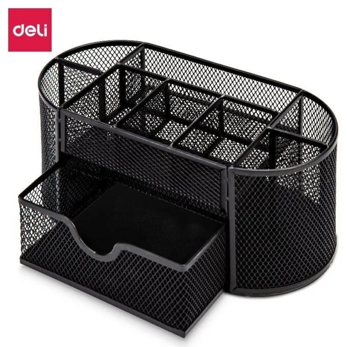 DELI MESH DESK ORGANIZER BLACK — image 1