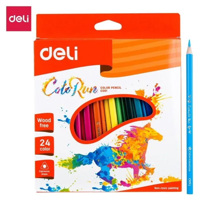 DELI COLOUR PENCIL BOX 24 PCS — image 1