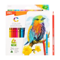 DELI COLOUR EMOTION PENCIL BOX 24 PCS