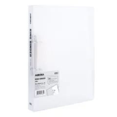 DELI PP 1.0 IN 2 D- RING BINDER A4 TRANSPARENT