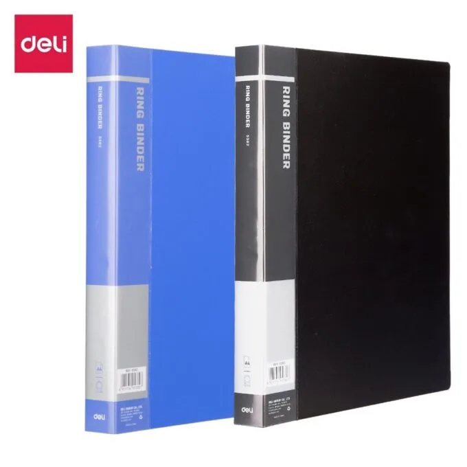 DELI PP 1.05 IN 2 O - RING BINDER A4 ASSORTED (B-L) — image 1