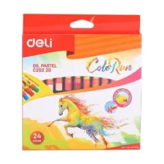 DELI OIL PASTEL RICH COLOR 24C