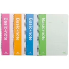 DELI SPIRAL SOFT COVER RULED NOTEBOOK A5/60P-LINE - ASSORTED COLOURS