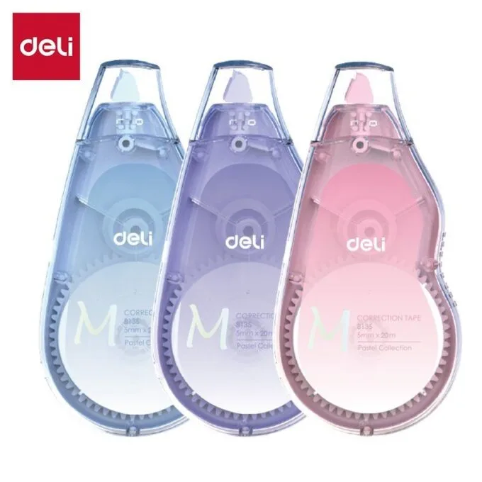 DELI MACARON CORRECTION TAPE W/CAP LONG 5MMX20M — image 1