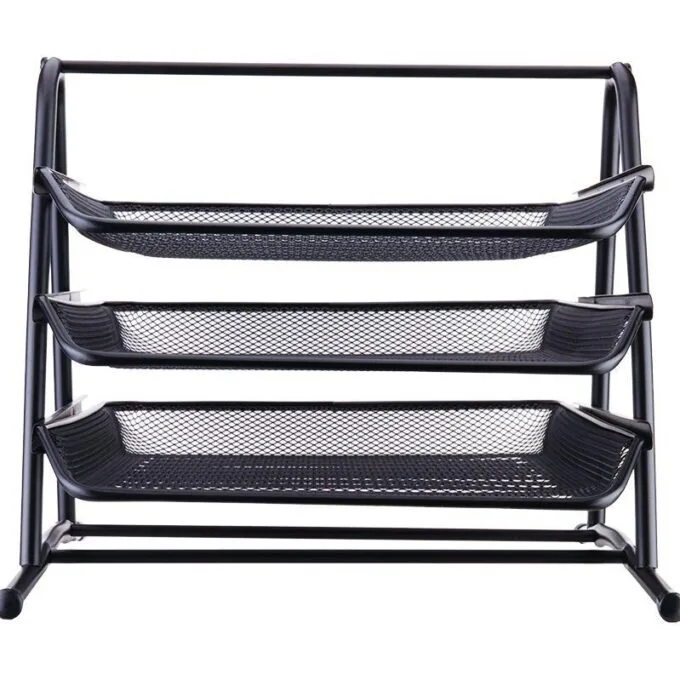 DELI 3-TIER MESH FILE TRAY — image 1