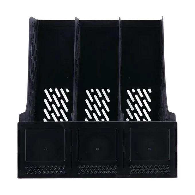 DELI PP 3-COMP. MAGAZINE HOLDER BLACK — image 1