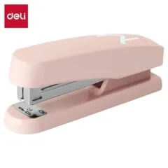 DELI MACARON STAPLER HALF STRIP 25 SHEETS PINK