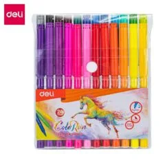 DELI 24 PCS FELT PEN MARKERS WALLET