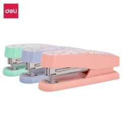 DELI MACARON STAPLER HALF STRIP 25 SHEETS ASSORTED