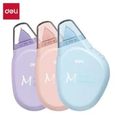 DELI MINI MACARON CORRECTION TAPE JAR OF 24 PCS W/CAP LONG 5MMX5M