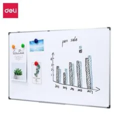 DELI MAGNETIC WHITEBOARD 1200X1800MM 48INX72IN