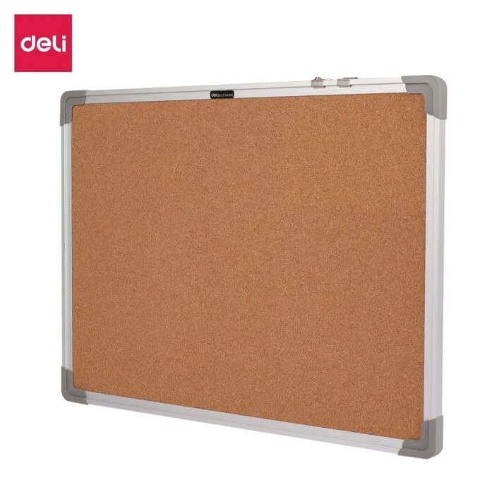 DELI CORK BULLETIN BOARD 450x600MM 18INx24IN — image 1