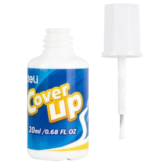 DELI SCHOOL CORRECTION FLUID WITH BRUSH 20ML — image 1