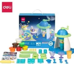 DELI GENIUS DOUGH SET 240G WITH 23 ACCESSORIES ASSORTED