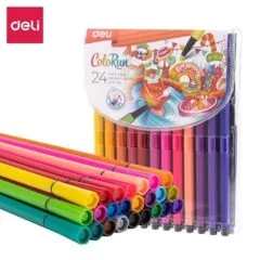DELI 24 COLORS HEXAGONAL FELT PEN