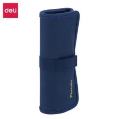 DELI PENCIL POUCH 22X8 CM BLUE