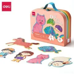 DELI GENIUS GLOW IN THE DARK PUZZLES MY FRIENDS 54 PCS ASSORTED