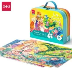 DELI GENIUS GLOW IN THE DARK PUZZLES PRINCESS LEGEND 544 PCS ASSORTED