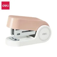 DELI LINFINI MINI STAPLER 15 SHEETS 24/6 & 26/6 PINK