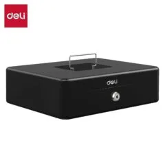 DELI CASH BOX 8.5X30X24CM BLACK