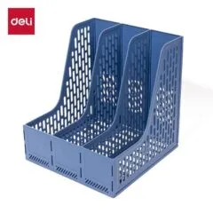 DELI PP 3-COMP. MAGAZINE HOLDER BLUE