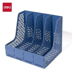 DELI PP 4-COMP. MAGAZINE HOLDER BLUE