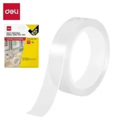 DELI MULTIFUNCTIONAL TRANSPARENT NANOTAPE 1MMX24MMX3M