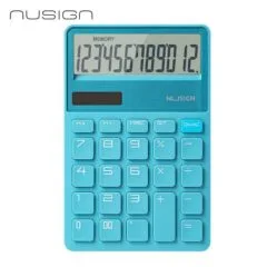 DELI NUSIGN CALCULATOR 12-DIGIT - BLUE