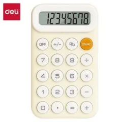 DELI HANDY CALCULATOR 8-DIGIT - YELLOW