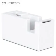 DELI NUSIGN TAPE DISPENSER 114X45X59MM WHITE