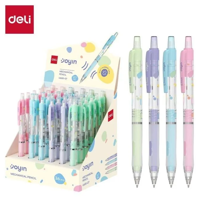 DELI MECHANICAL PENCIL 0.7MM 36 PCS DISPLAY — image 1