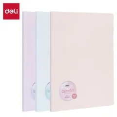 DELI DISPLAY BOOK A4 30P 3C ASSORTED