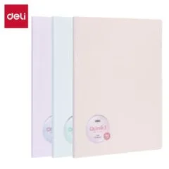 DELI DISPLAY BOOK A4 40P 3C ASSORTED