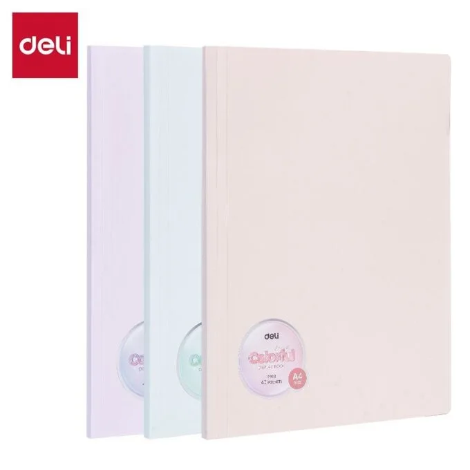 DELI DISPLAY BOOK A4 40P 3C ASSORTED — image 1