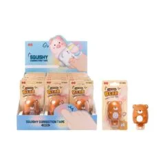 SQUISHY CORRECTION TAPE BEAR DESIGN 15PCS DISPLAY