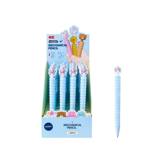SQUISHY MECHANICAL PENCIL 0.5MM 20PCS DISPLAY UNICORN DESIGN — image 1
