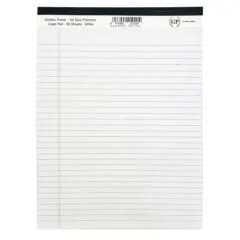 GOLDEN PRIME - A4 SIZE PREMIUM LEGAL PAD - 50 SHEETS - WHITE