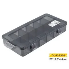 DELI STORAGE BOX 260X135X44MM BLACK