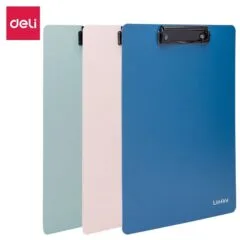 DELI LINFINI PP CLIPBOARD A4 VERTICAL 3C ASSORTED