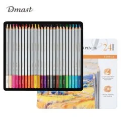 DELI DMAST COLOUR PENCIL BOX 24 PCS