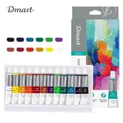 DELI DMAST GOUACHE TUBE SET 12X12 ML