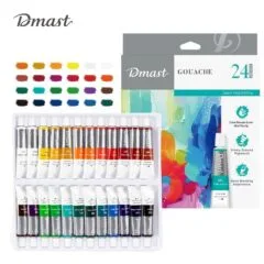 DELI DMAST GOUACHE TUBE SET 24C X12 ML